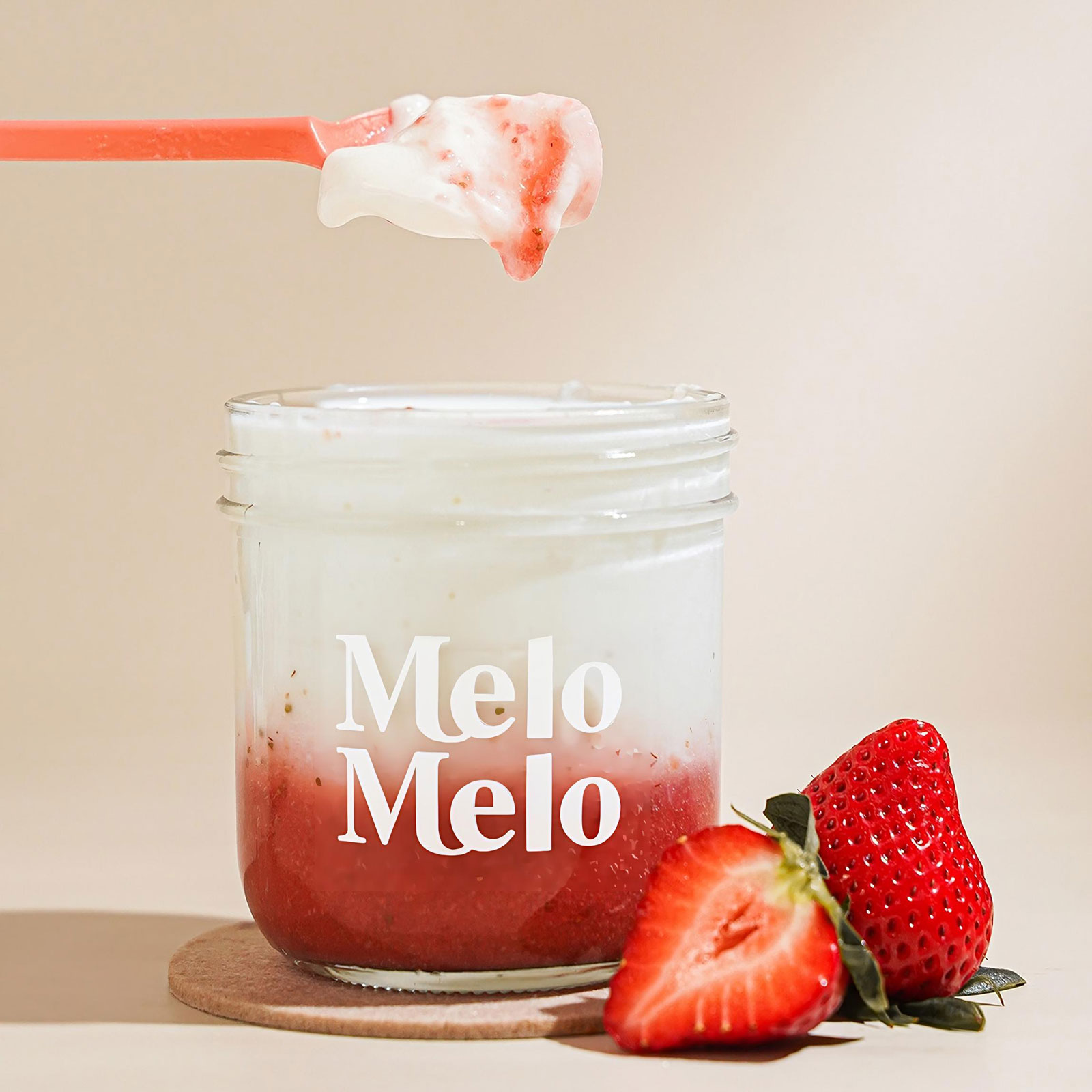 Melo Melo - Strawberry Puree Coconut